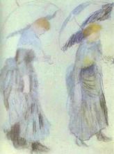 Haga click para ver la imagen ampliada two women with umbrellas.jpg